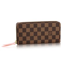 Louis Vuitton N41626 Clemence Geldbörse Damier Ebene Leinwand