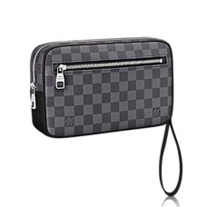 Louis Vuitton N41664 Kasai Kupplung Damier Graphit Canvas