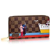 Louis Vuitton N41665 Zippy Geldbörse Damier Ebene Leinwand