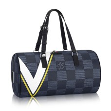 Louis Vuitton N44013 Sac Polochon Seesack Damier Cobalt Canvas