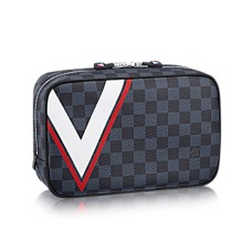Louis Vuitton N44031 Kulturbeutel Damier Cobalt Canvas