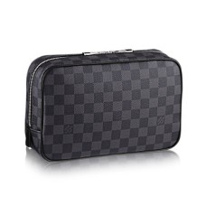 Louis Vuitton N47521 Toilettentasche GM Damier Graphite Canvas