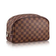 Louis Vuitton N47624 Kulturbeutel 25 Damier Ebene Canvas