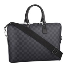 Louis Vuitton N48224 Porte Documents Jour Aktentasche Damier Graphite Canvas