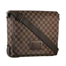 Louis Vuitton N51211 Brooklyn MM Umhängetasche Damier Ebene Canvas