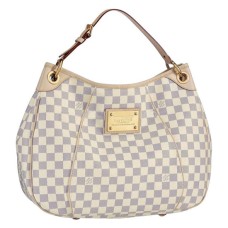 Louis Vuitton N55215 Galliera PM Hobo Bag Damier Azur Canvas