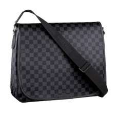 Louis Vuitton N58033 Daniel GM Umhängetasche Damier Graphite Canvas