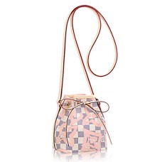 Louis Vuitton N60052 Nano Noe Umhängetasche Damier Azur Canvas