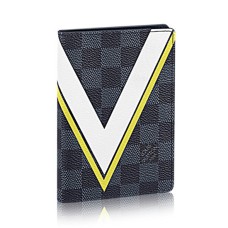 Louis Vuitton N60101 Passhülle Damier Cobalt Canvas