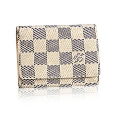Louis Vuitton N61746 Visitenkartenetui Damier Azur Canvas