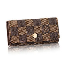 Louis Vuitton N62631 4 Schlüsselhalter Damier Ebene Canvas