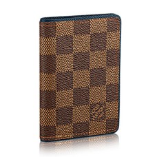 Louis Vuitton N63166 Pocket Organizer Damier Ebene Canvas