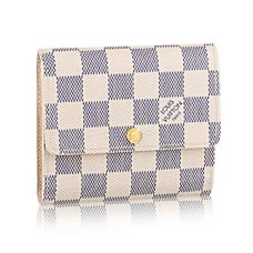Louis Vuitton N63241 Anais Geldbörse Damier Azur Canvas