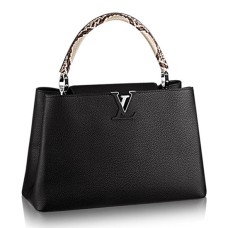 Louis Vuitton N91659 Capucines MM Tragetasche Taurillon Leder
