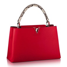 Louis Vuitton N91899 Capucines MM Tragetasche Taurillon Leder