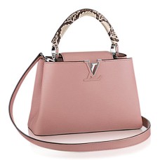 Louis Vuitton N92801 Capucines PM Tragetasche Taurillon Leder